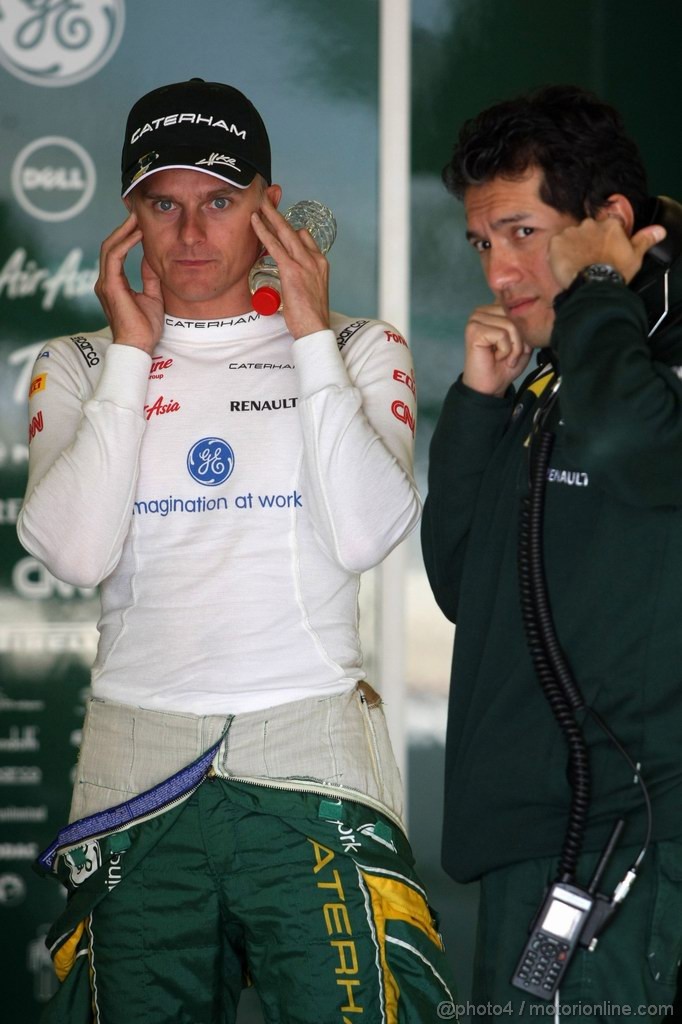 Barcelona Test Febbraio 2012, 24.02.2012 Barcelona, Spain,
Heikki Kovalainen (FIN), Caterham F1 Team   - Formula 1 Testing, day 4 - Formula 1 World Championship 
