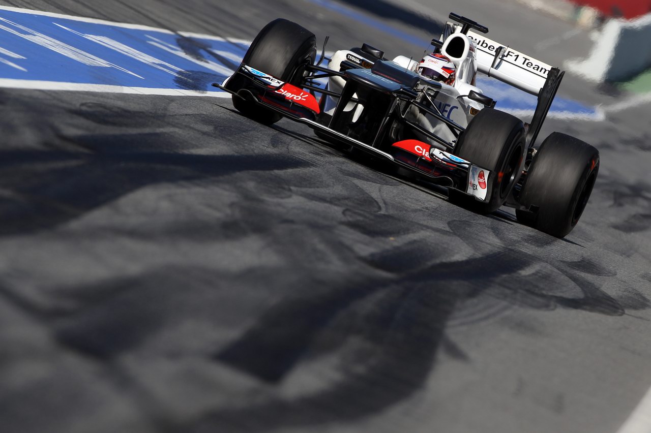 Barcelona Test Febbraio 2012, Kamui Kobayashi (JAP), Sauber F1 Team.
Circuit de Catalunya. 
