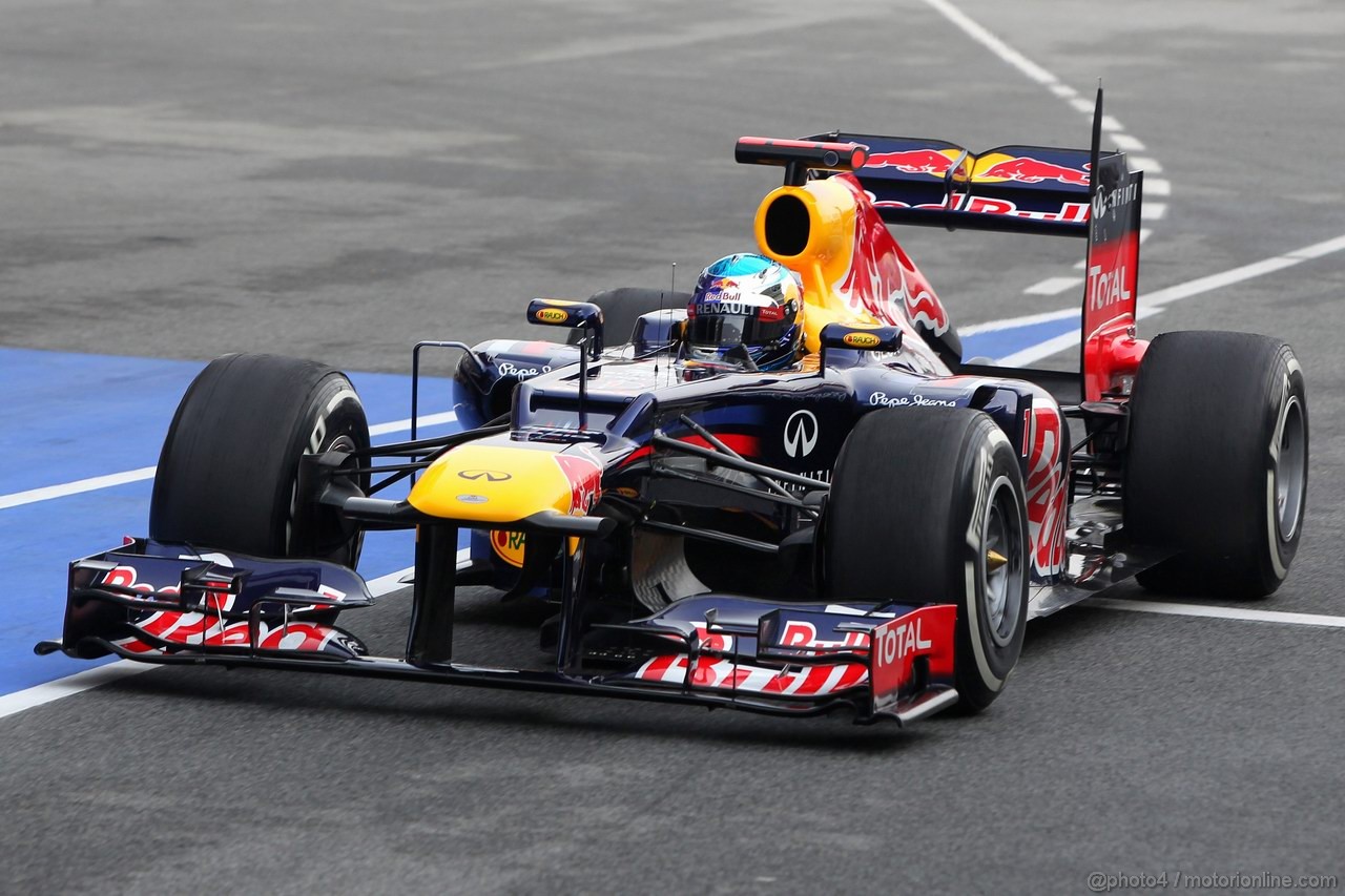Barcelona Test Marzo 2012, 04.03.2012
Sebastian Vettel (GER), Red Bull Racing 