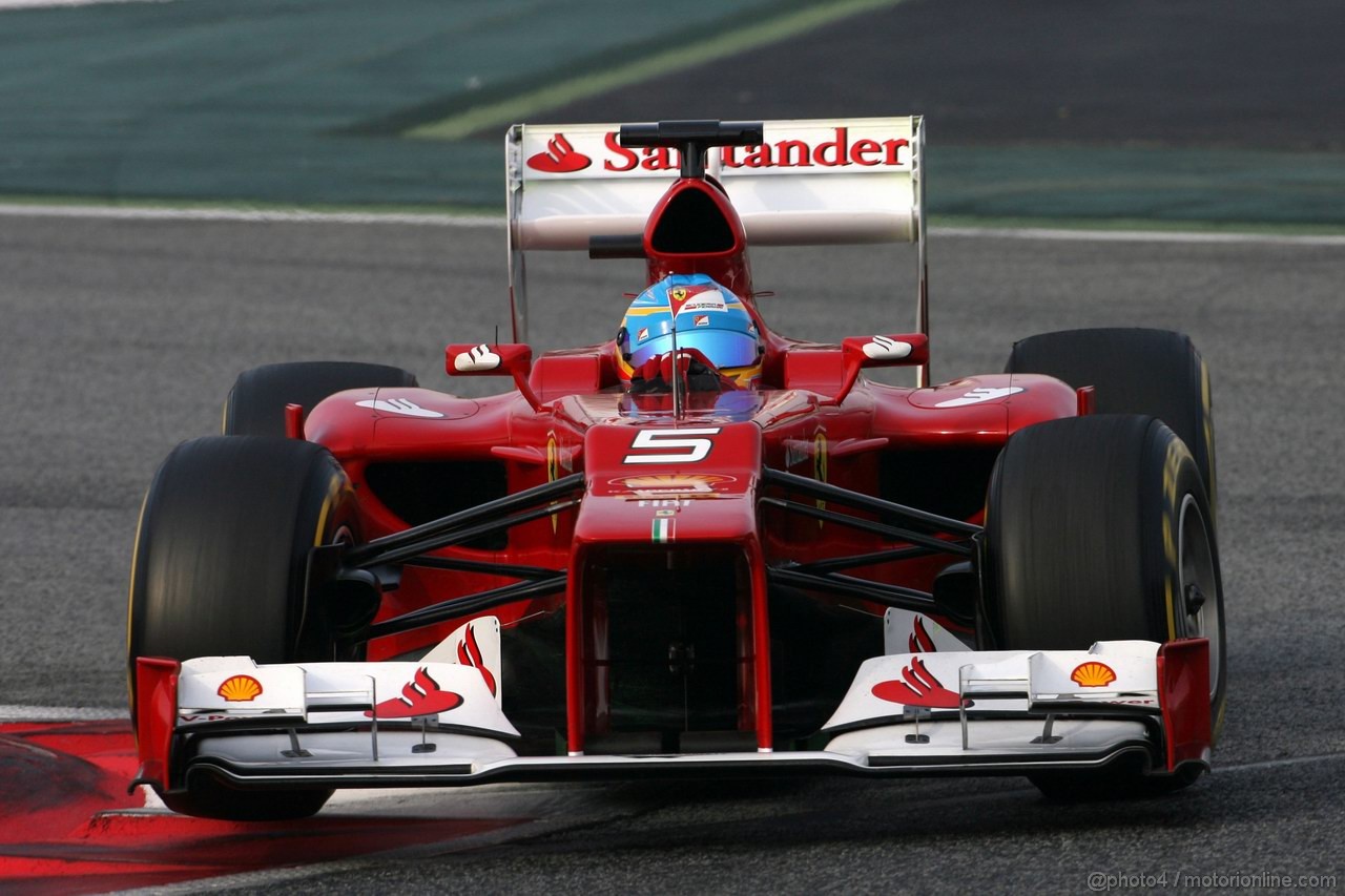 Barcelona Test Marzo 2012, 04.03.2012
Fernando Alonso (ESP), Ferrari 