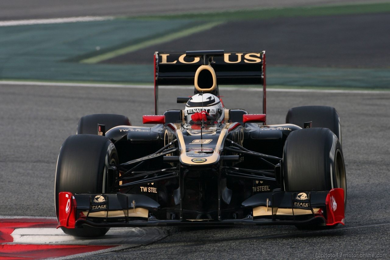 Barcelona Test Marzo 2012, 04.03.2012
Kimi Raikkonen (FIN), Lotus F1 Team 