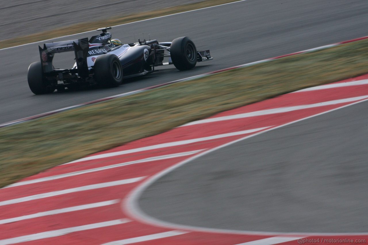 Barcelona Test Marzo 2012, 04.03.2012
Bruno Senna (BRE), Williams F1 Team  