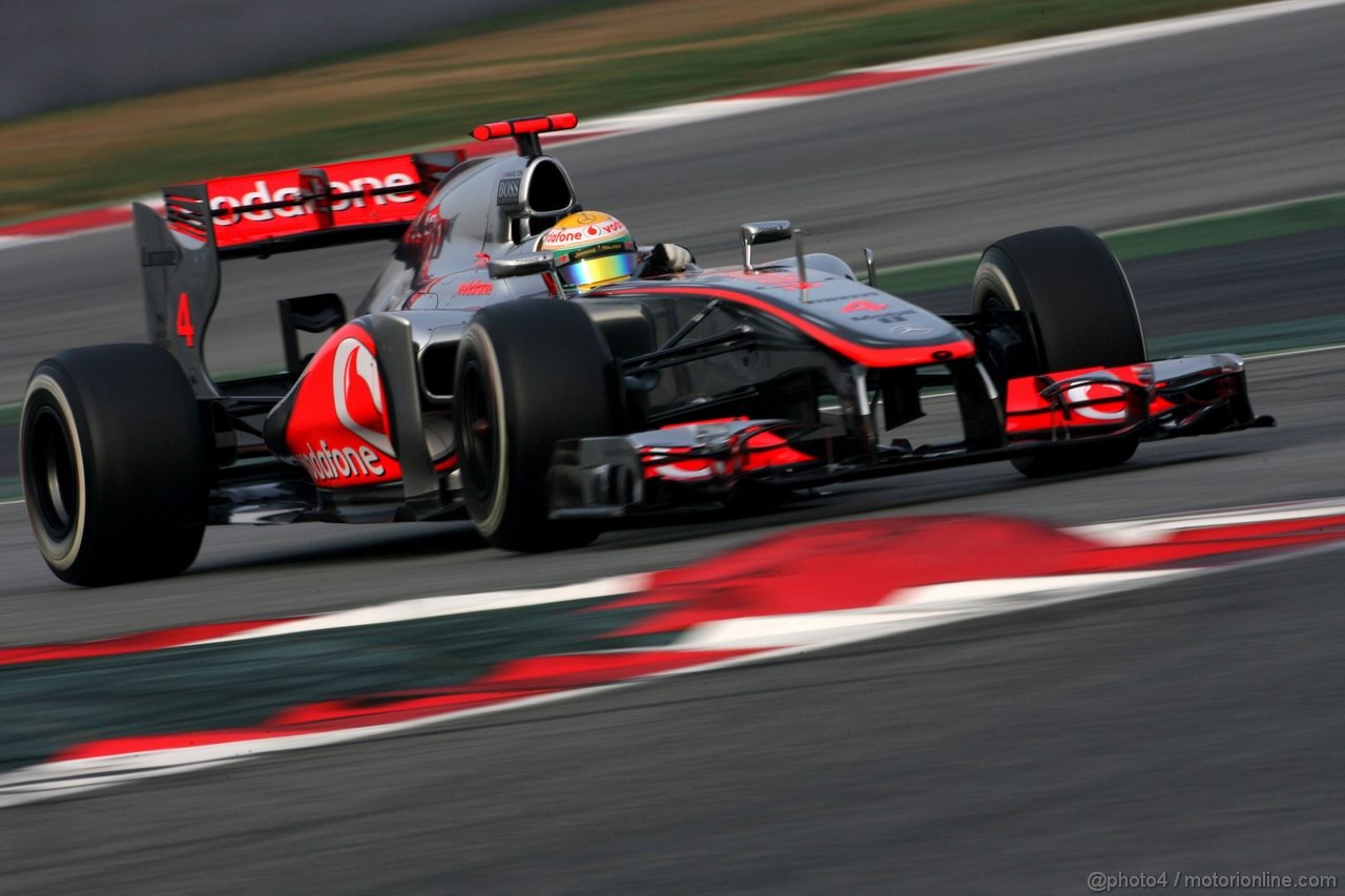 Barcelona Test Marzo 2012, 04.03.2012
Lewis Hamilton (GBR), McLaren Mercedes 