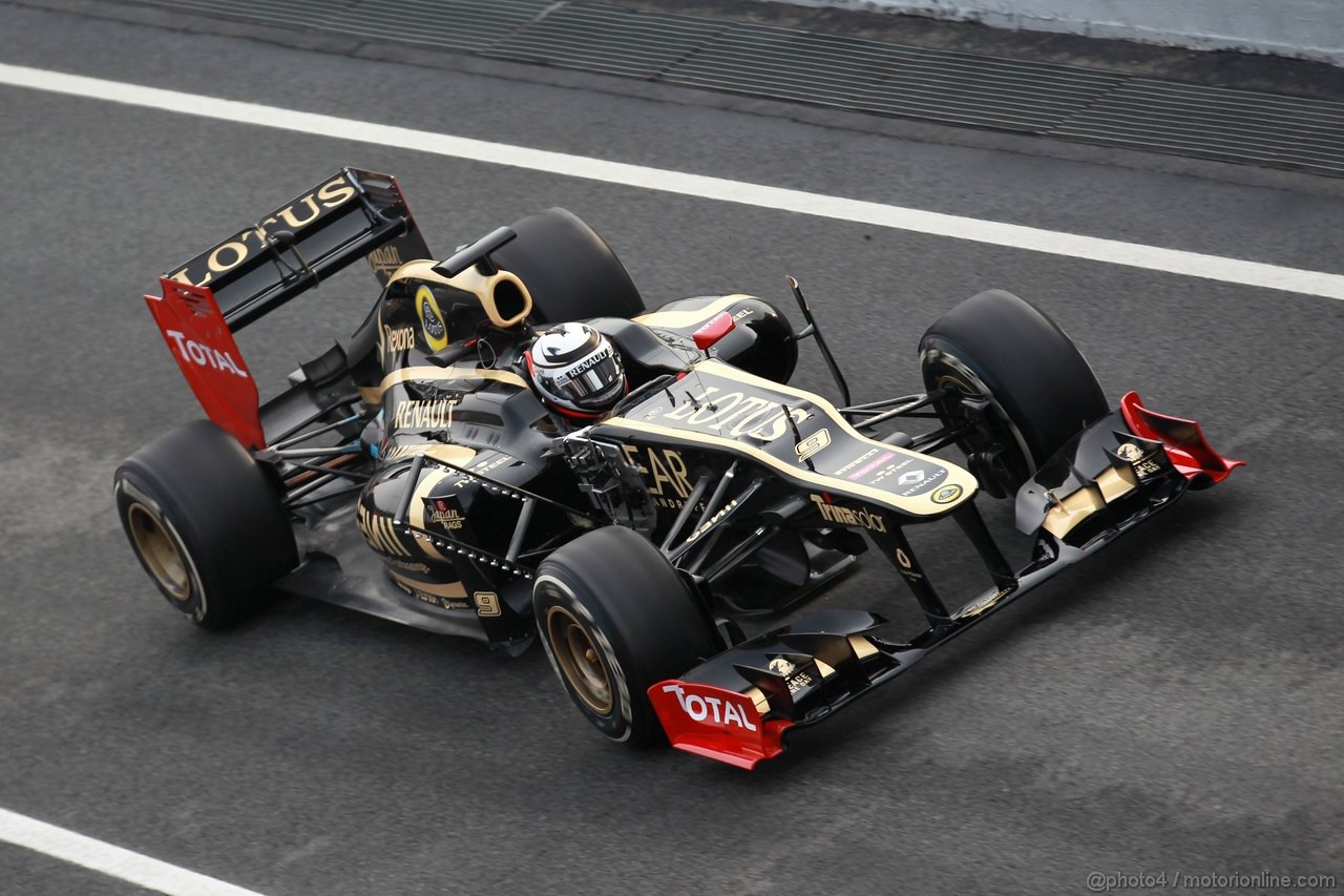 Barcelona Test Marzo 2012, 04.03.2012
Kimi Raikkonen, Lotus Renault F1 Team 