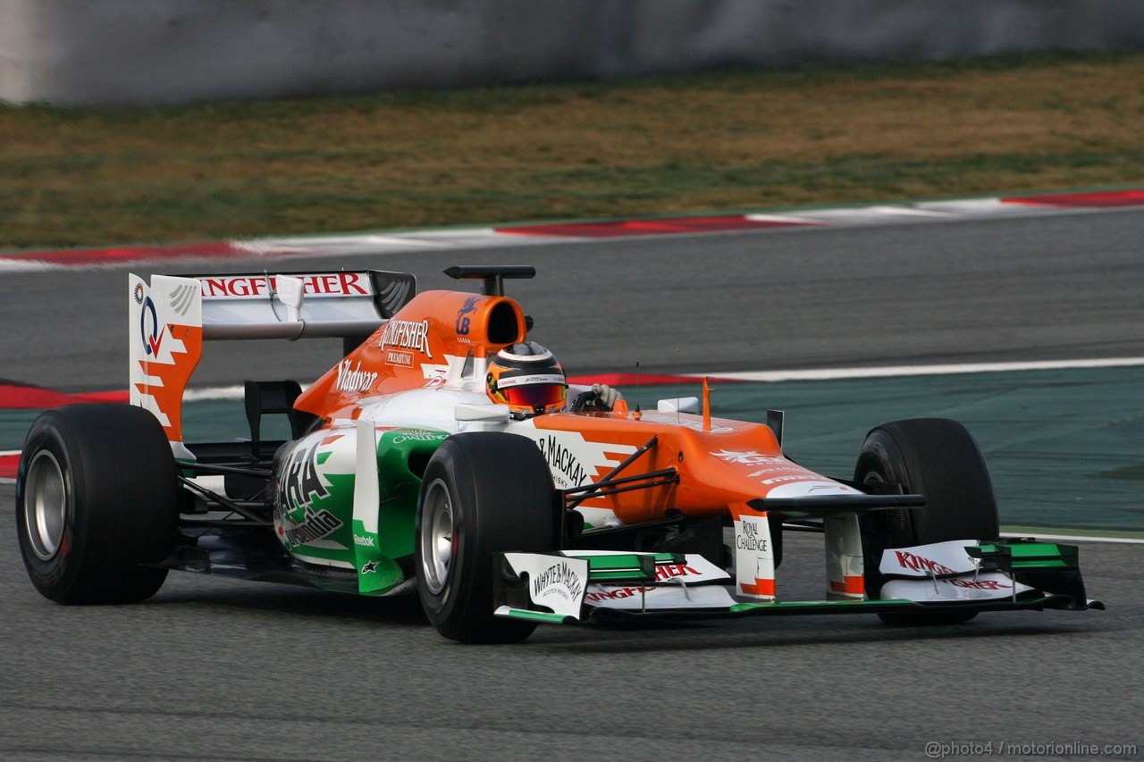Barcelona Test Marzo 2012, 04.03.2012
Nico Hulkenberg (GER), Sahara Force India Formula One Team  