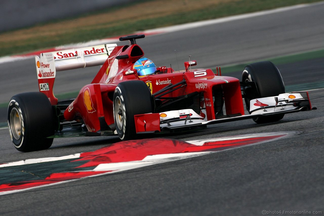 Barcelona Test Marzo 2012, 04.03.2012
Fernando Alonso (ESP), Ferrari   