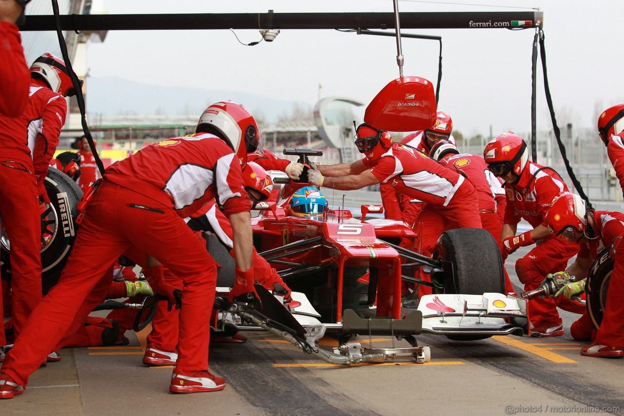 Barcelona Test Marzo 2012 - Gara