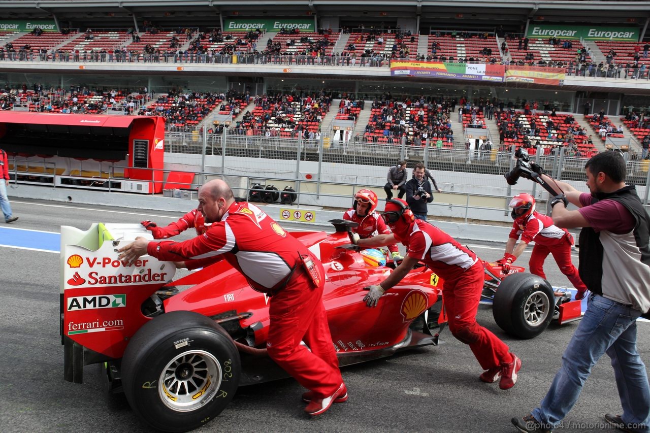 Barcelona Test Marzo 2012, 04.03.2012
Fernando Alonso (ESP), Ferrari 