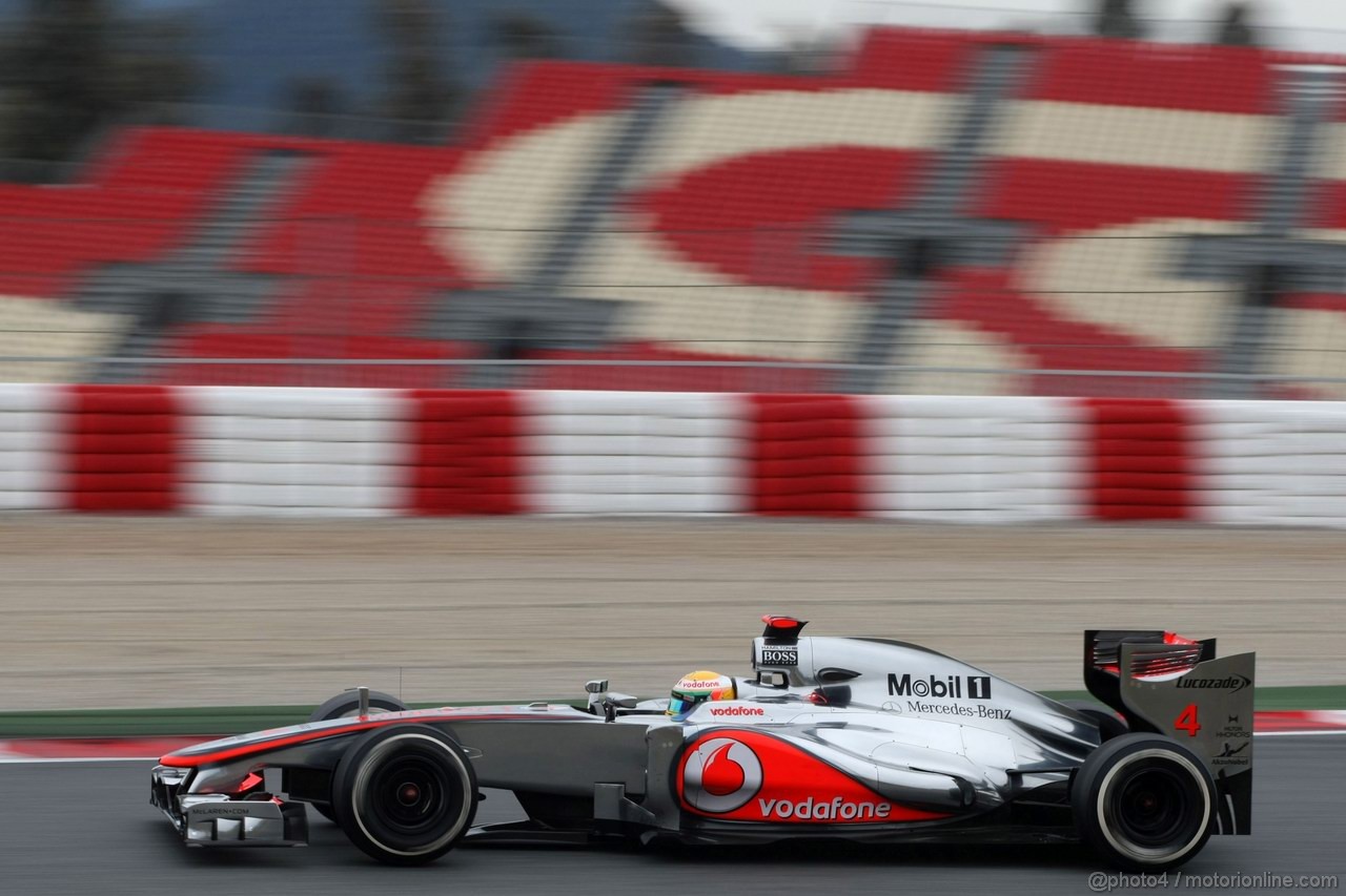 Barcelona Test Marzo 2012, 04.03.2012
Lewis Hamilton (GBR), McLaren Mercedes