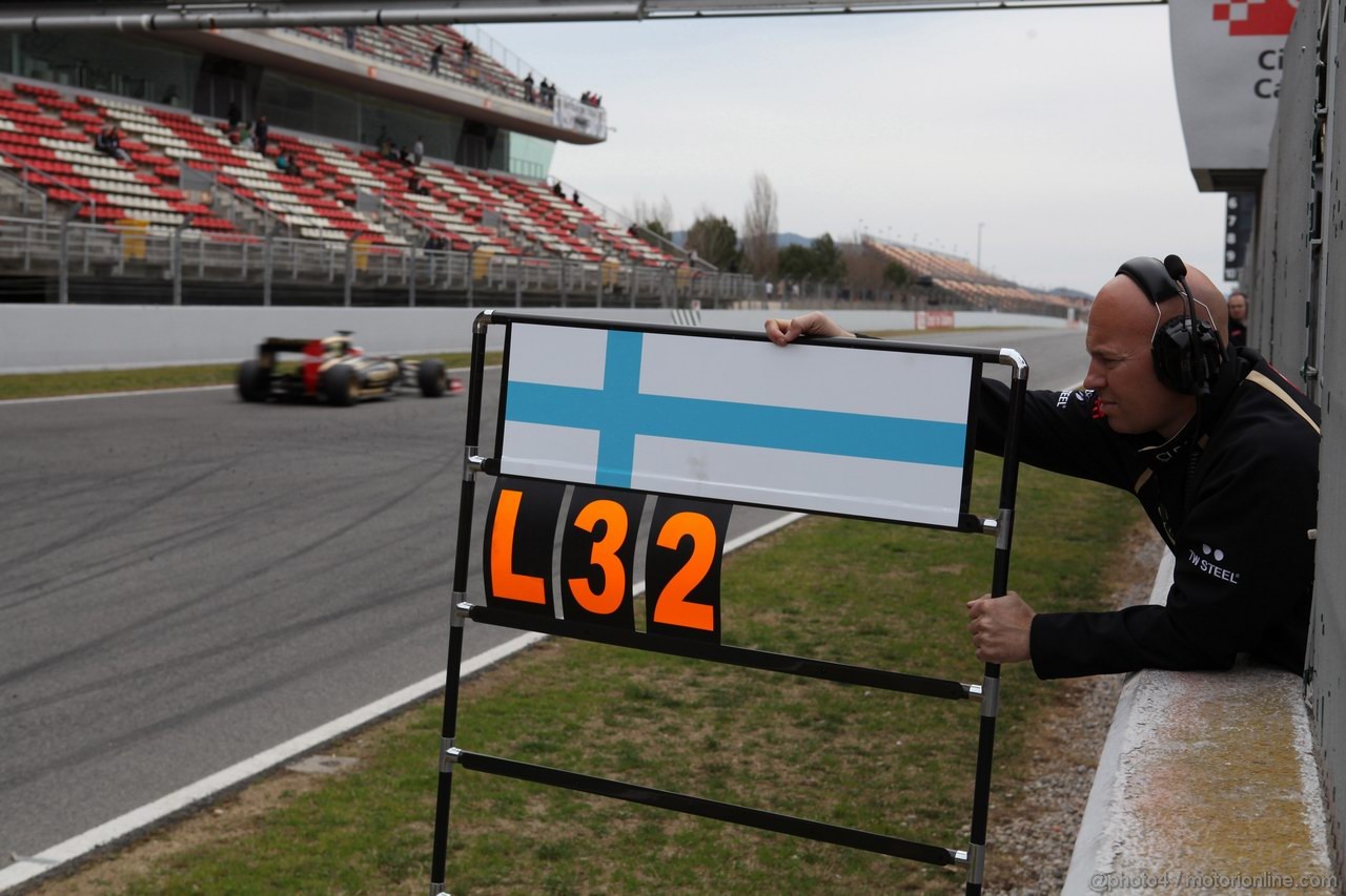 Barcelona Test Marzo 2012, 04.03.2012
Kimi Raikkonen, Lotus Renault F1 Team 