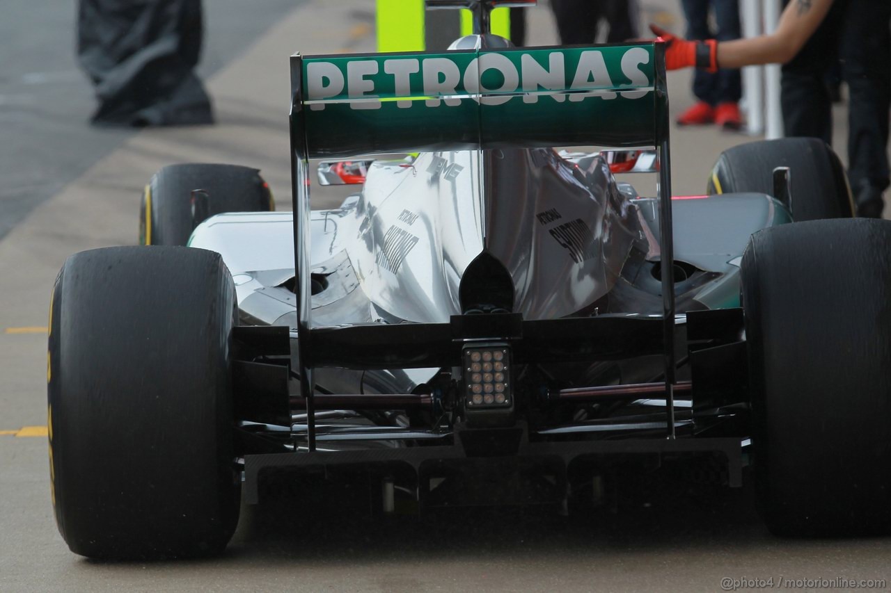 Barcelona Test Marzo 2012, 04.03.2012
 Michael Schumacher (GER), Mercedes GP rear wing 