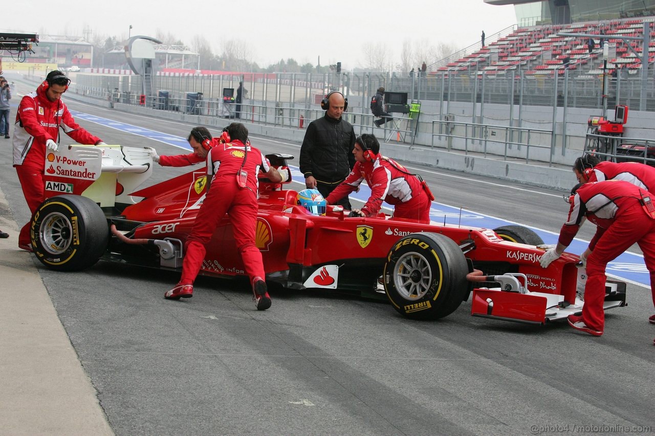 Barcelona Test Marzo 2012 - Gara