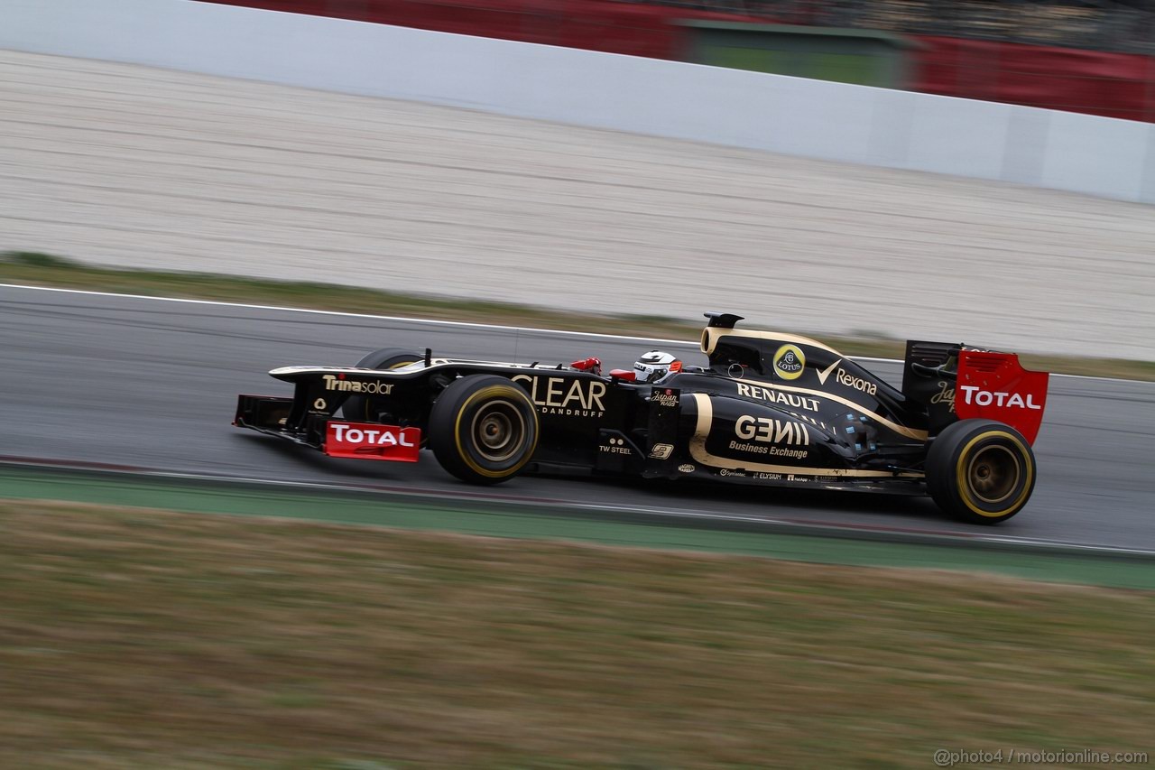 Barcelona Test Marzo 2012, 04.03.2012 Kimi Raikkonen (FIN), Lotus F1 Team E20 