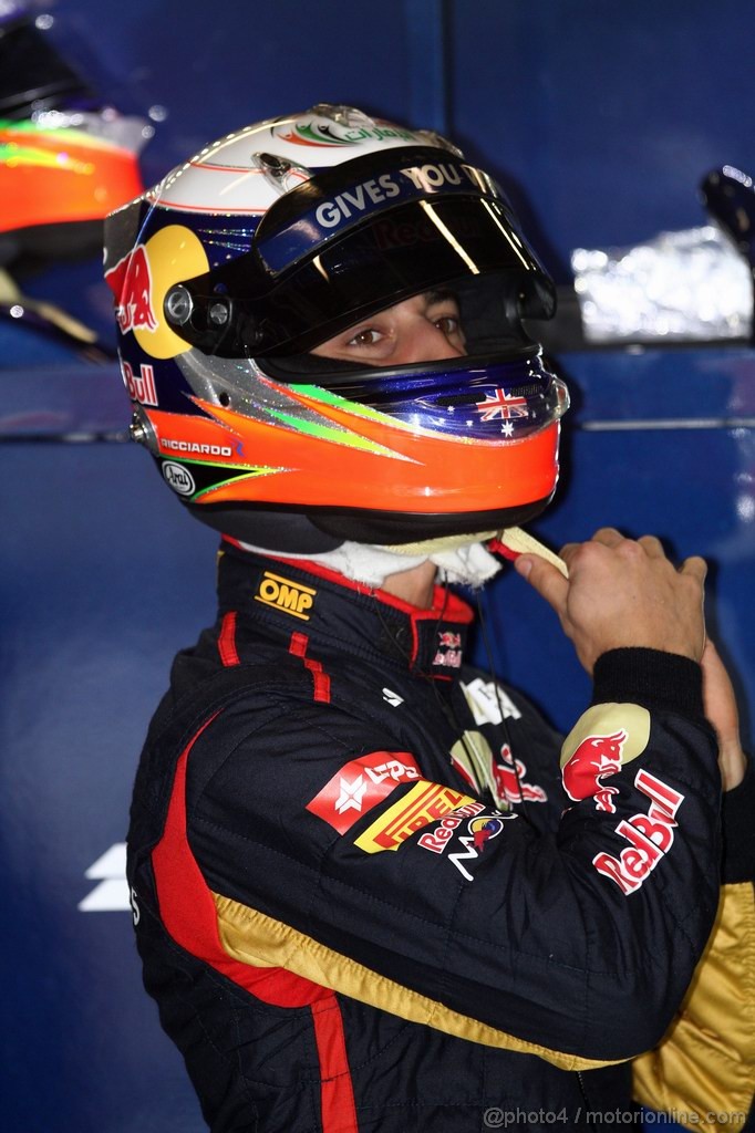 Barcelona Test Marzo 2012, 04.03.2012 Daniel Ricciardo (AUS), Toro Rosso STR7 