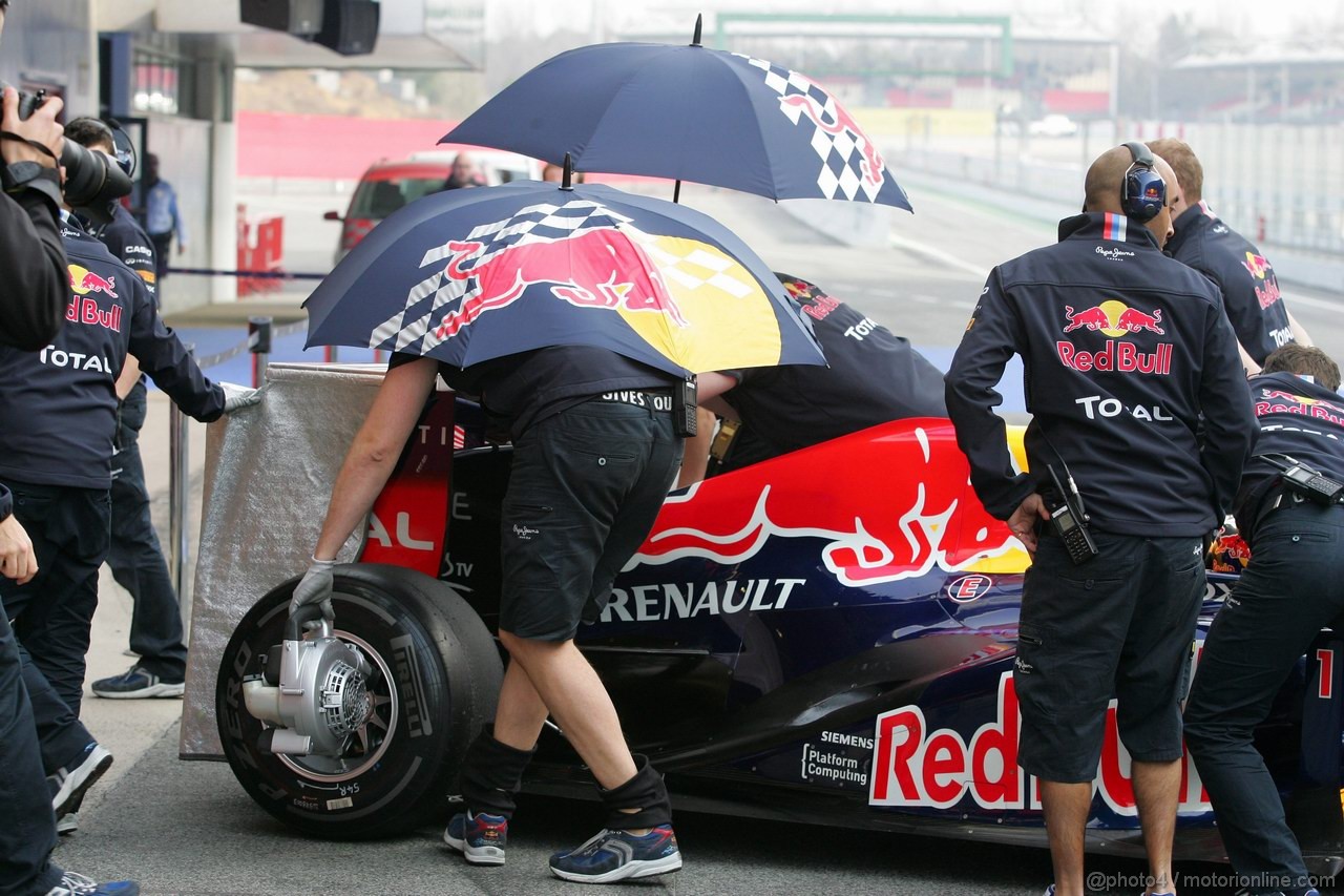 Barcelona Test Marzo 2012, 04.03.2012 Sebastian Vettel (GER), Red Bull Racing, RB8 