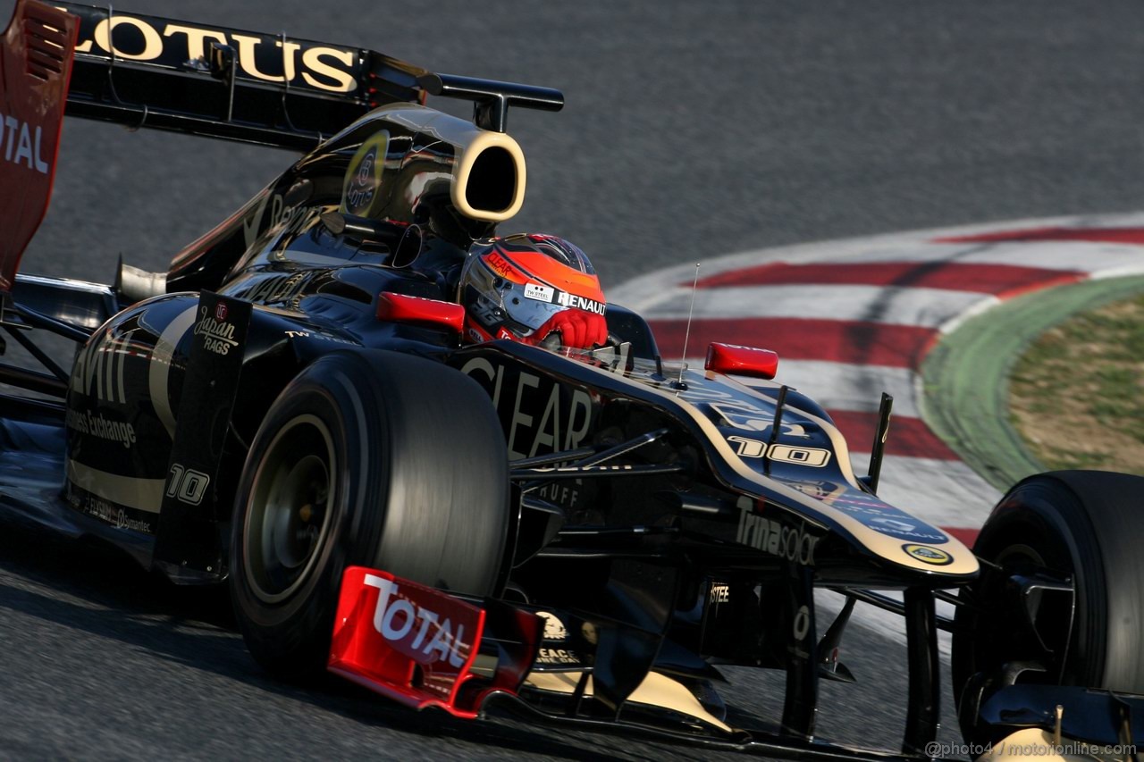 Barcelona Test Marzo 2012, 01.03.2012
Romain Grosjean (FRA), Lotus F1 Team