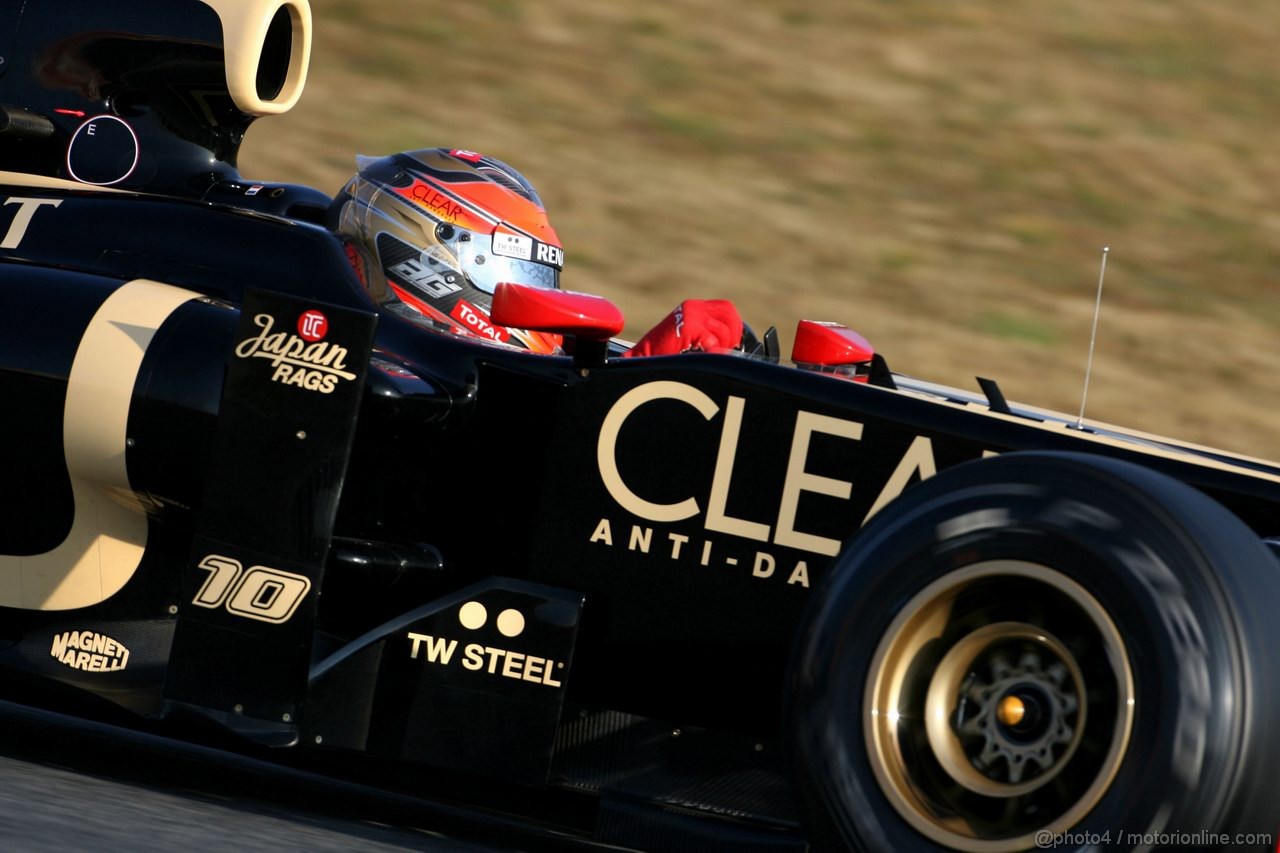 Barcelona Test Marzo 2012, 01.03.2012
Romain Grosjean (FRA), Lotus F1 Team