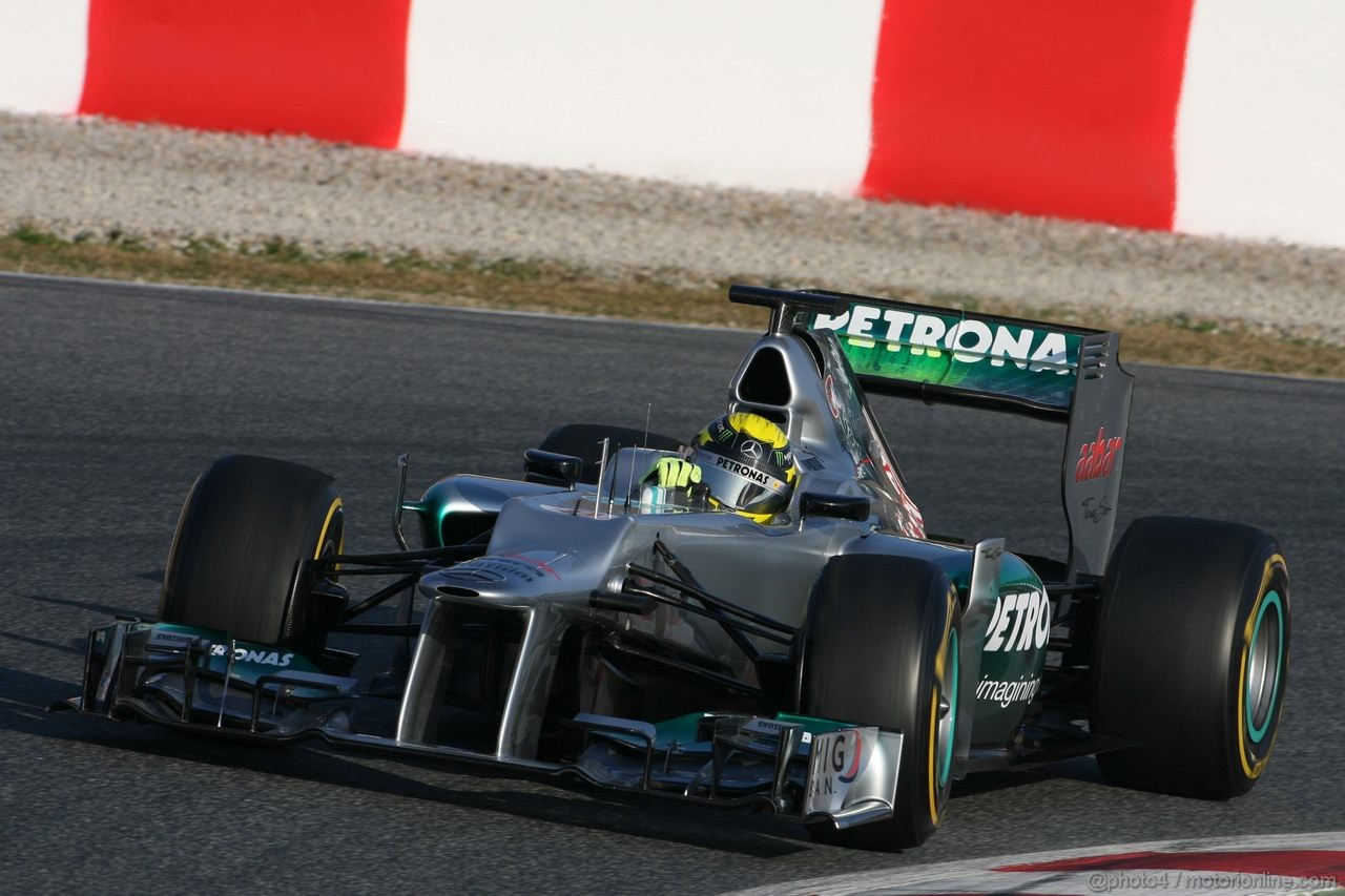 Barcelona Test Marzo 2012, 01.03.2012
Nico Rosberg (GER), Mercedes GP 