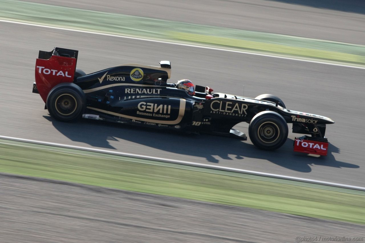 Barcelona Test Marzo 2012, 01.03.2012
Romain Grosjean (FRA), Lotus F1 Team