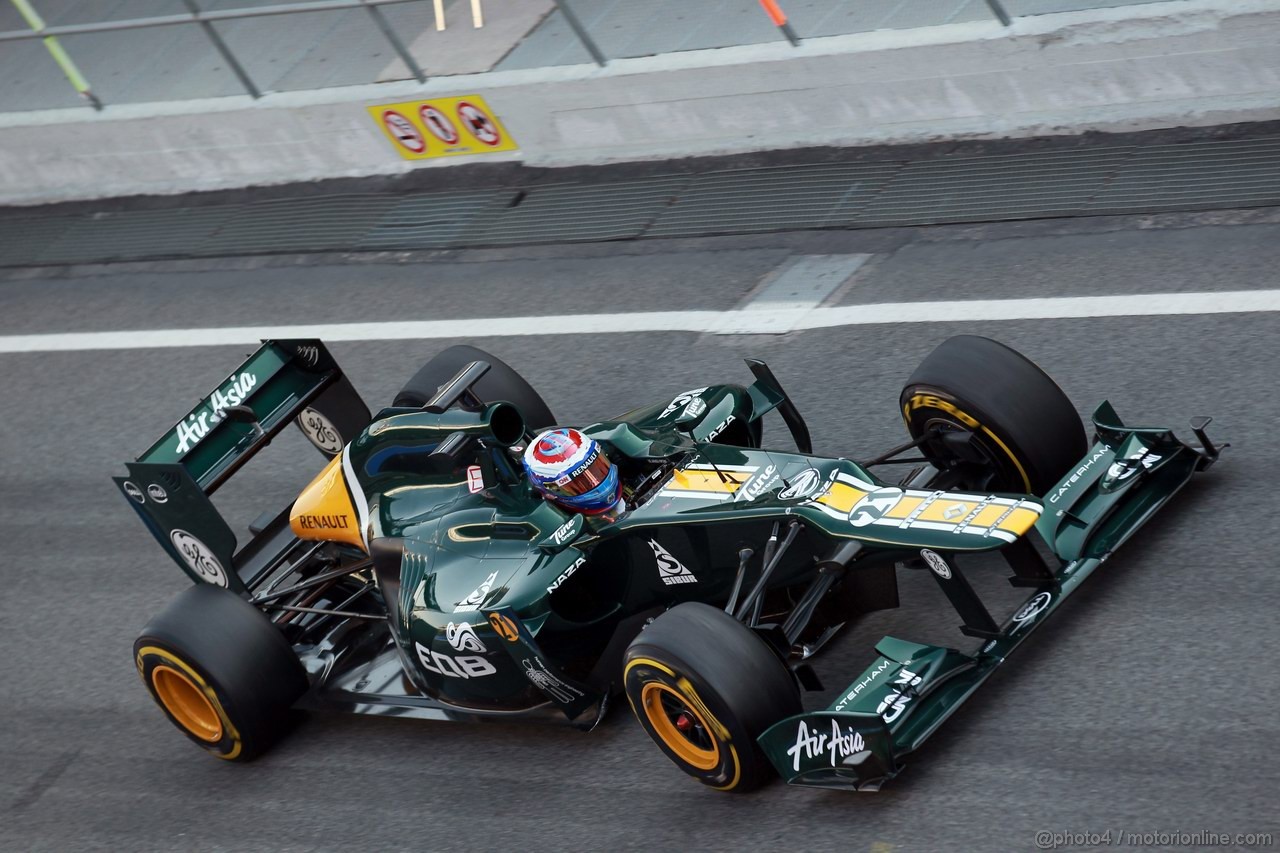 Barcelona Test Marzo 2012, 01.03.2012
Vitaly Petrov (RUS), Caterham F1 Team