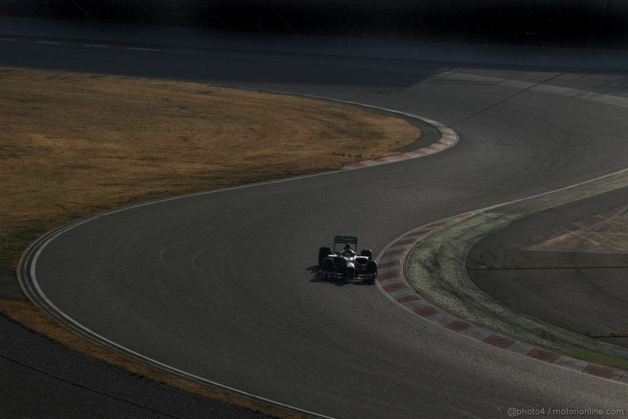 Barcelona Test Marzo 2012, 01.03.2012
Nico Rosberg (GER), Mercedes GP   - Formula 1 Testing, day 1 - Formula 1 World Championship -