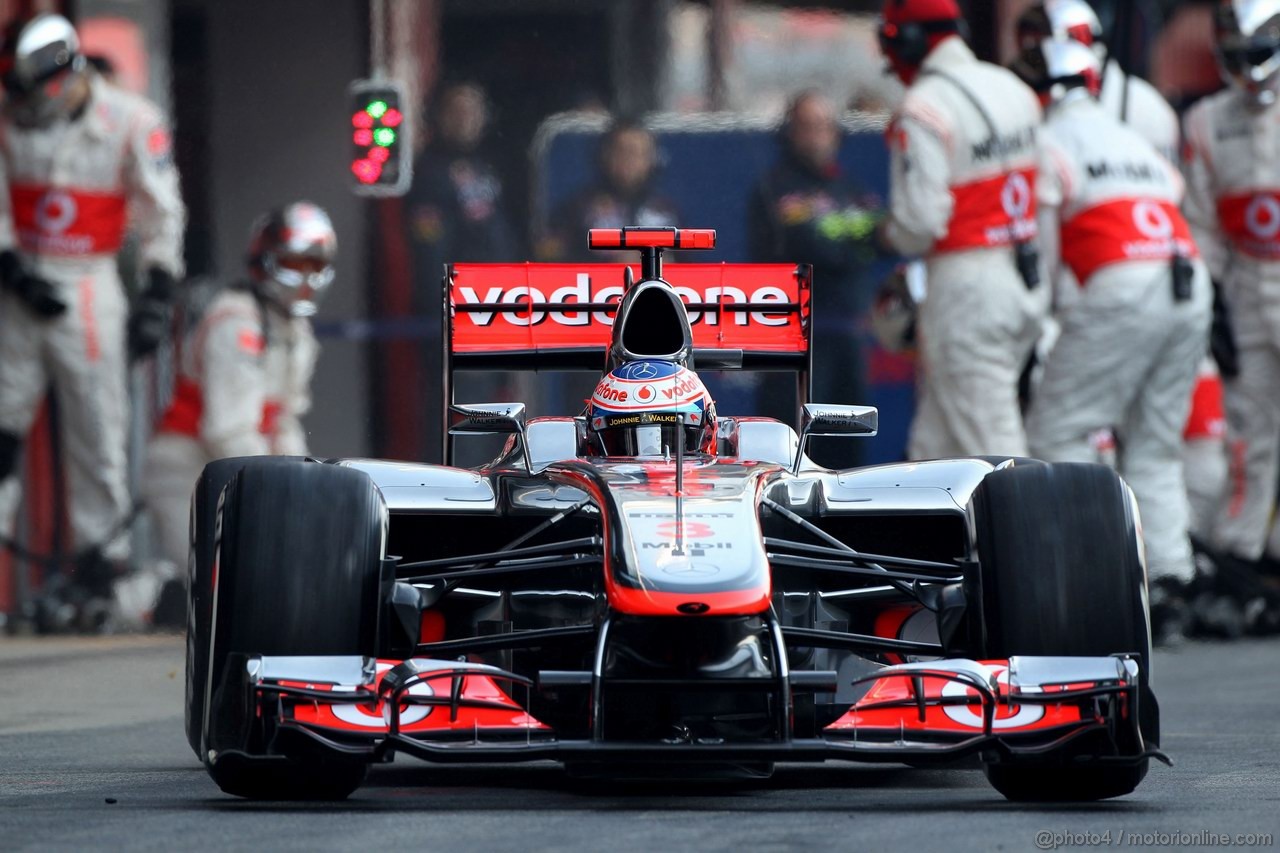 Barcelona Test Marzo 2012, 01.03.2012
Jenson Button (GBR), McLaren Mercedes 