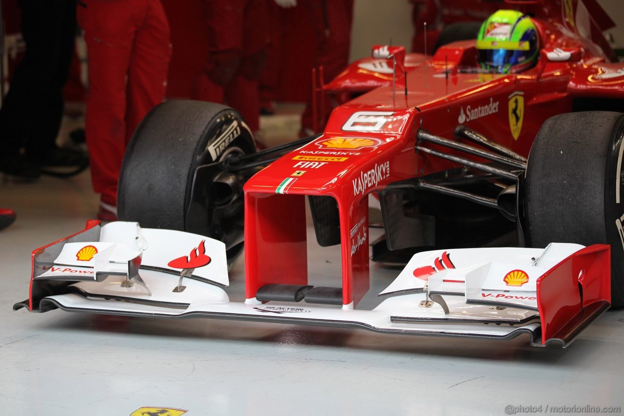 Barcelona Test Marzo 2012, 01.03.2012
Ferrari front wing e nose cone 