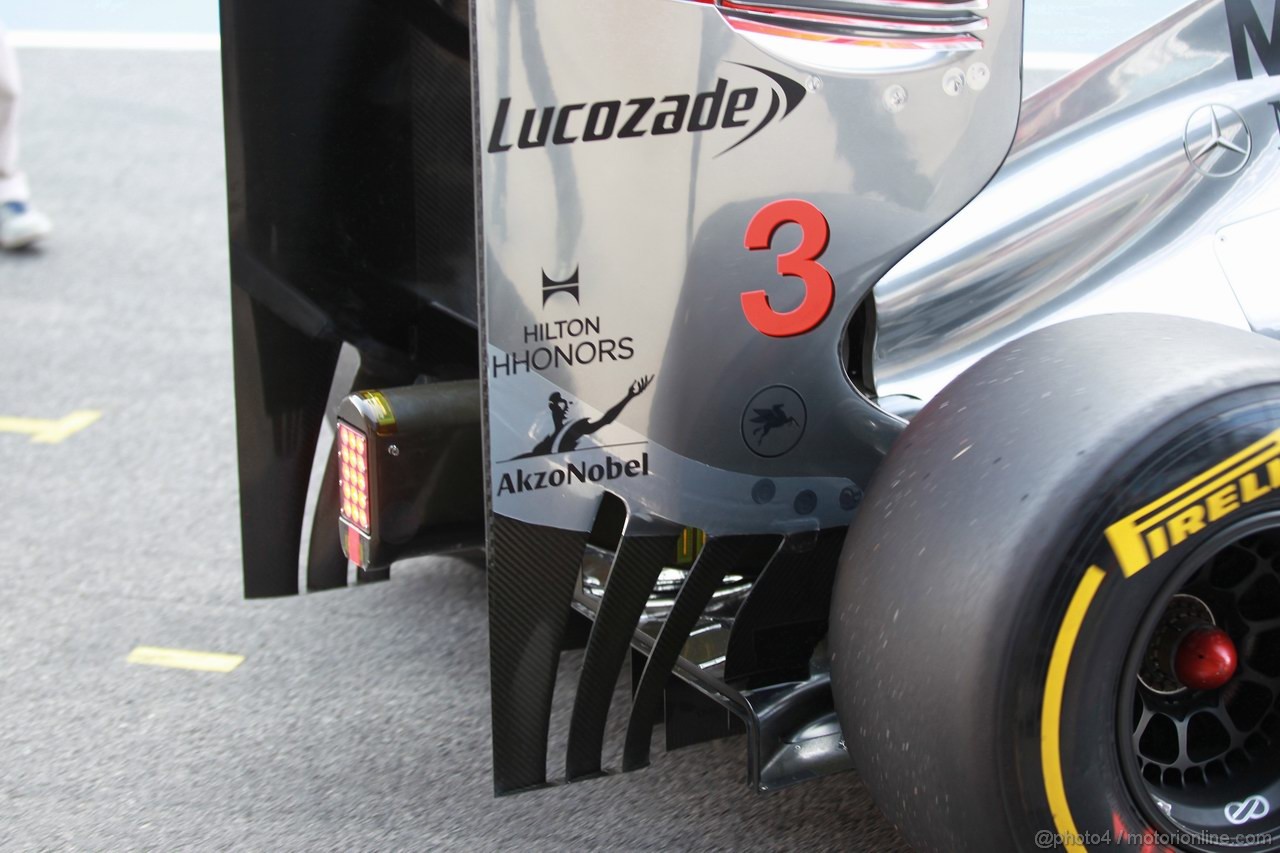 Barcelona Test Marzo 2012, 01.03.2012
McLaren rear wing 