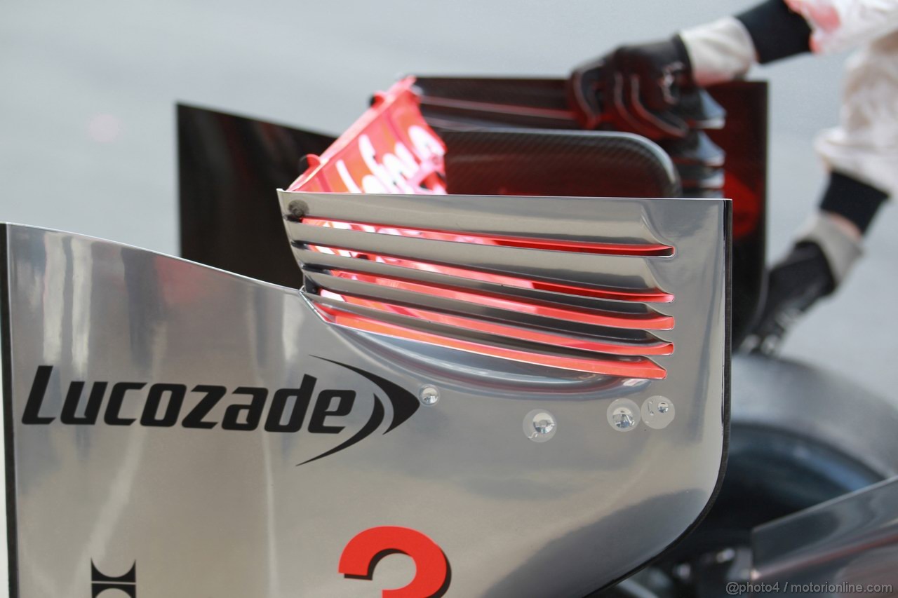 Barcelona Test Marzo 2012, 01.03.2012
McLaren rear wing - Formula 1 Testing, day 1 