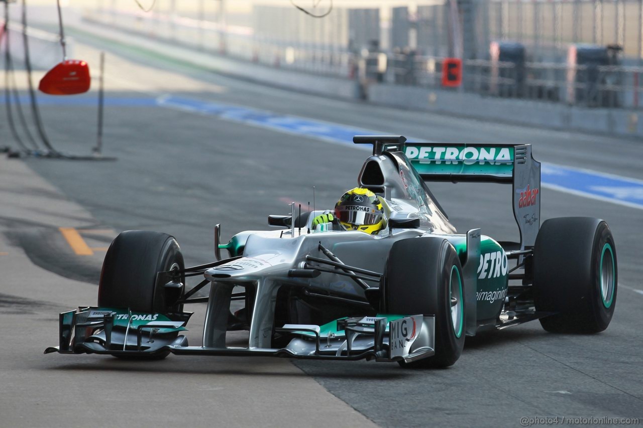 Barcelona Test Marzo 2012, 01.03.2012
Nico Rosberg (GER), Mercedes AMG Petronas