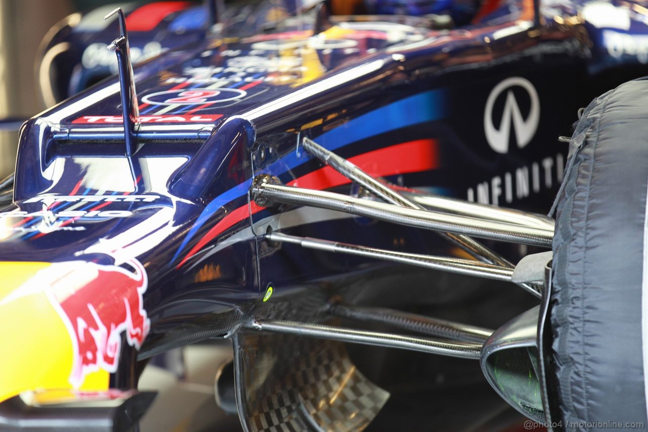 Barcelona Test Marzo 2012, 01.03.2012 
Red Bull front suspension 
