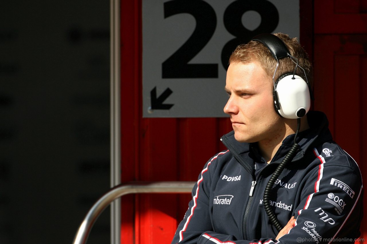 Barcelona Test Marzo 2012, 01.03.2012 
Valtteri Bottas (FIN), Williams F1 Team 
