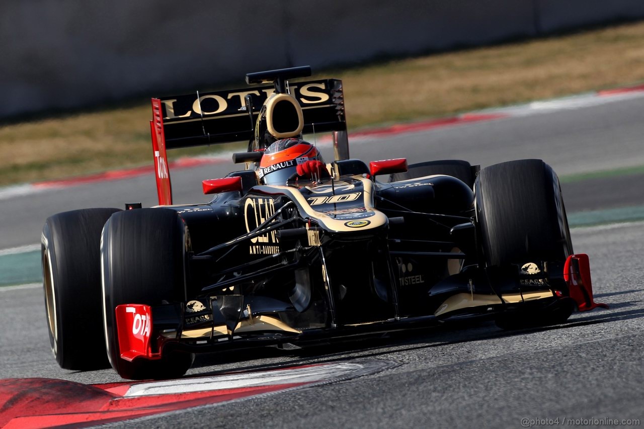 Barcelona Test Marzo 2012, 01.03.2012
Romain Grosjean (FRA), Lotus F1 Team