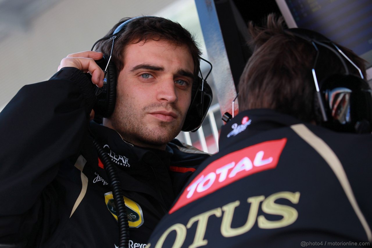 Barcelona Test Marzo 2012, 01.03.2012 Barcelona, Spain,
Jerome d'Ambrosio (BEL), Lotus Renault F1 Team 