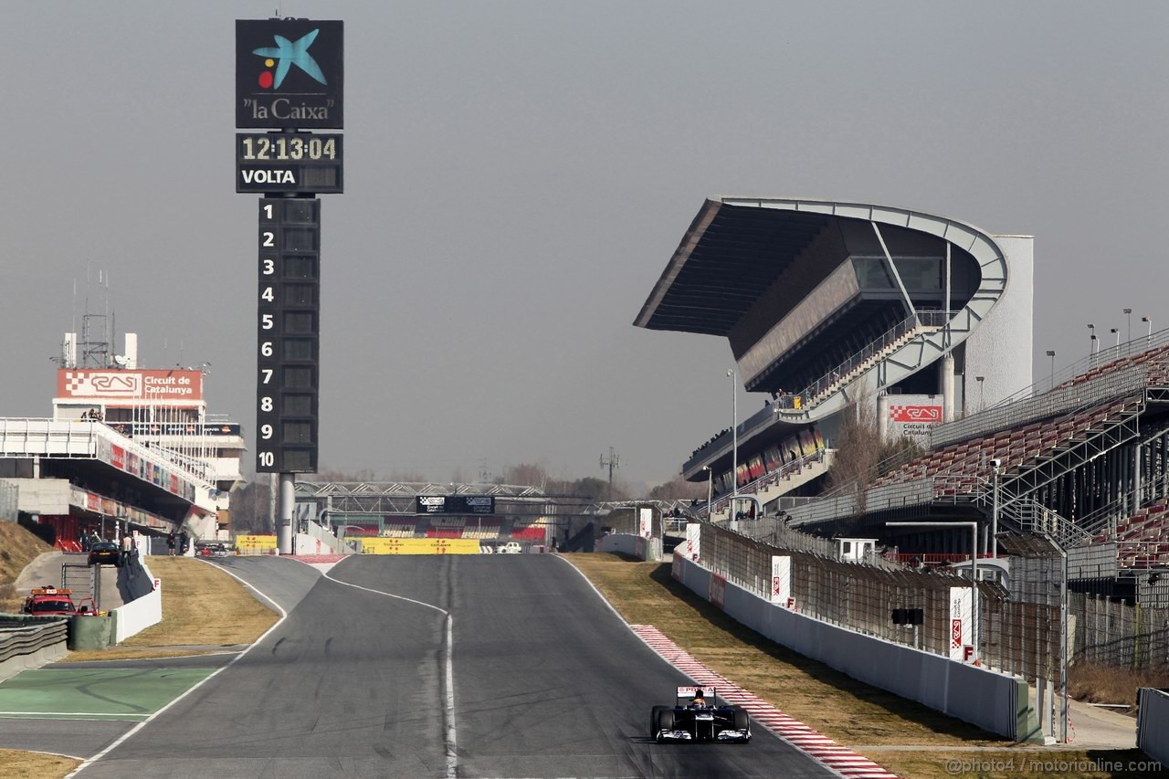 Barcelona Test Marzo 2012, 01.03.2012
Pastor Maldonado (VEN), Williams F1 Team  