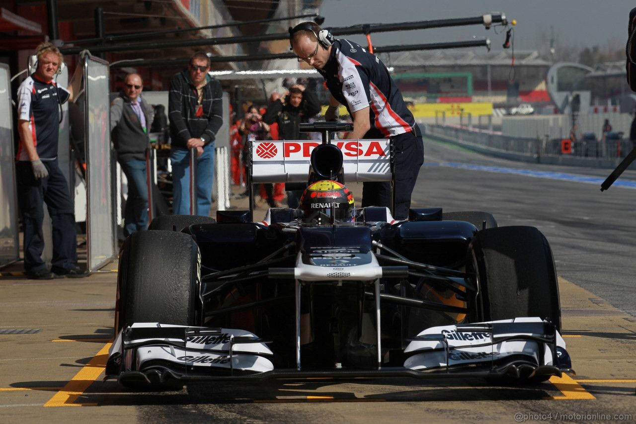 Barcelona Test Marzo 2012, 01.03.2012
Pastor Maldonado (VEN), Williams F1 Team