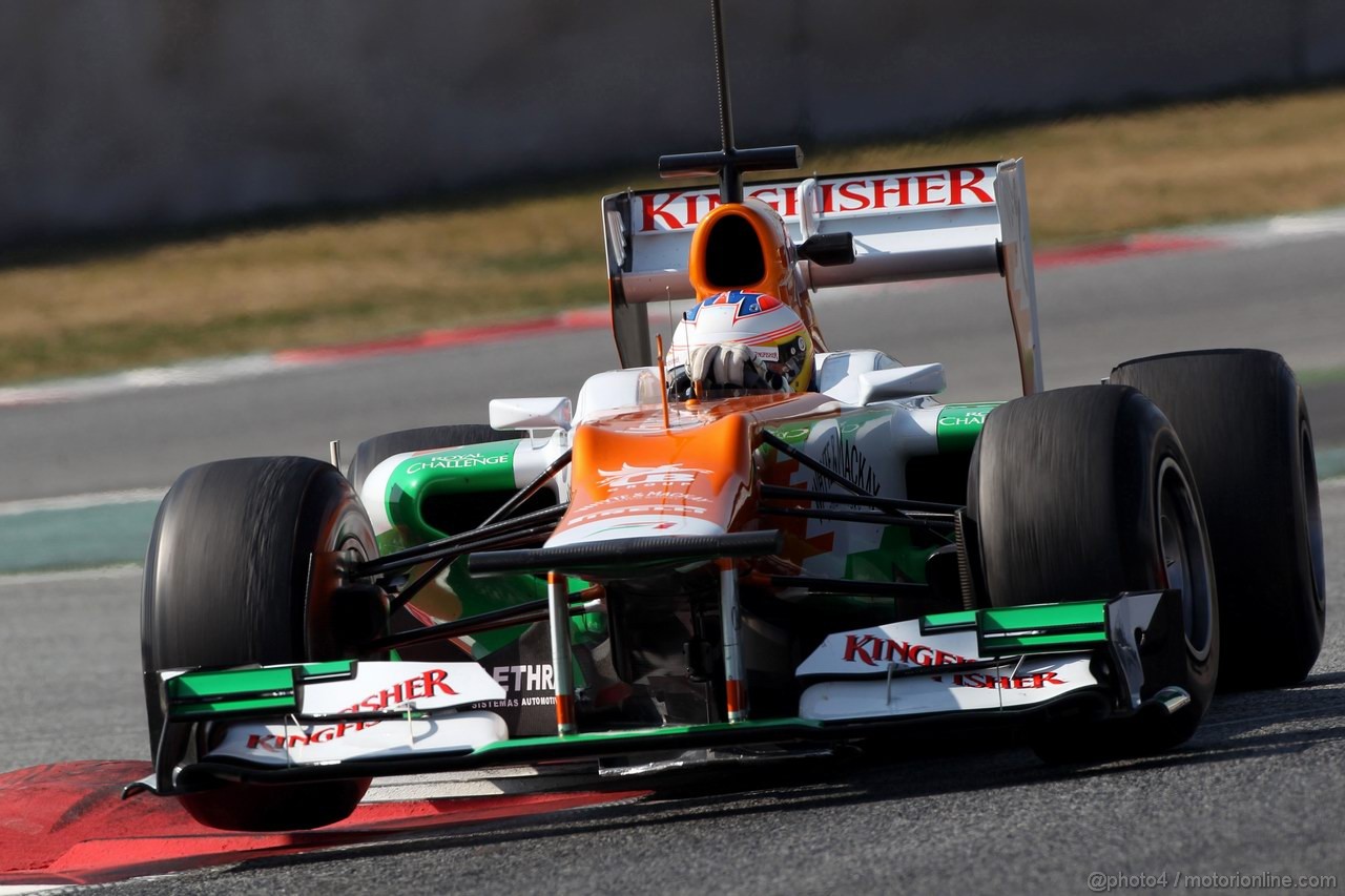 Barcelona Test Marzo 2012, 01.03.2012
Paul di Resta (GBR), Sahara Force India Formula One Team