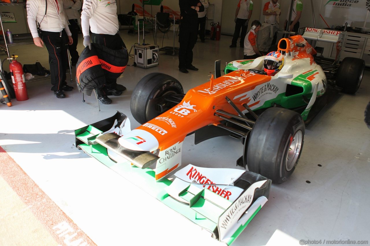 Barcelona Test Marzo 2012, 01.03.2012 
Paul di Resta (GBR), Sahara Force India Formula One Team 