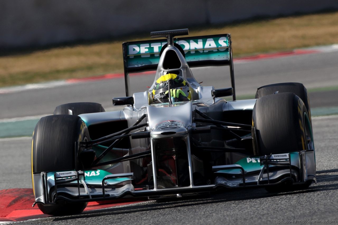 Barcelona Test Marzo 2012, 01.03.2012
Nico Rosberg (GER), Mercedes GP
