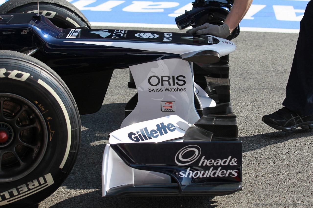Barcelona Test Marzo 2012, 01.03.2012
Williams Front wing 