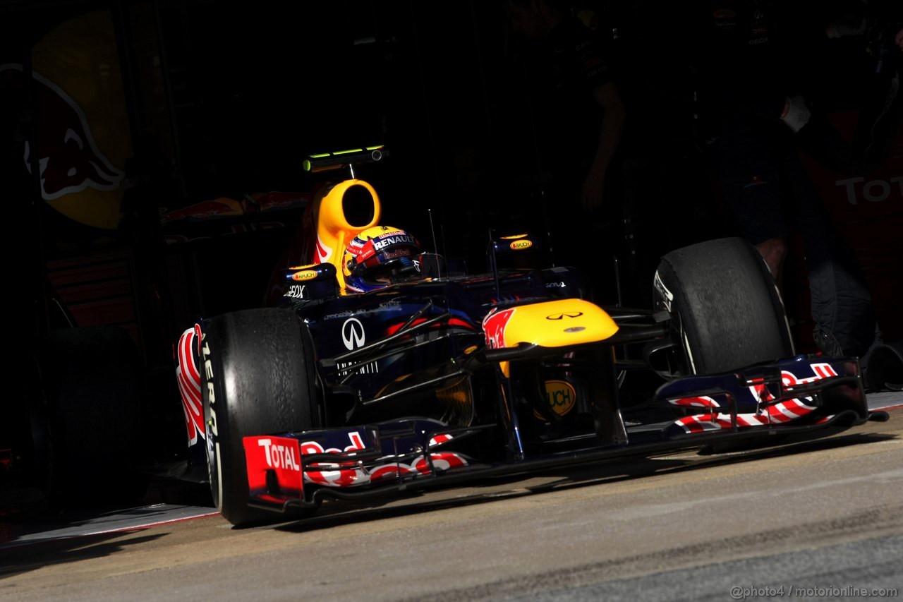 Barcelona Test Marzo 2012, 01.04.2012
Mark Webber (AUS), Red Bull Racing 