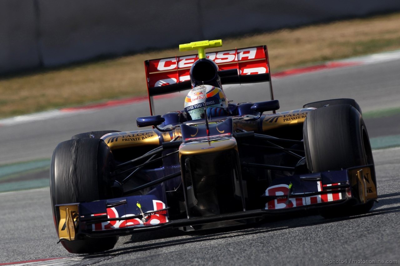 Barcelona Test Marzo 2012, 01.03.2012
Jean-Eric Vergne (FRA), Scuderia Toro Rosso