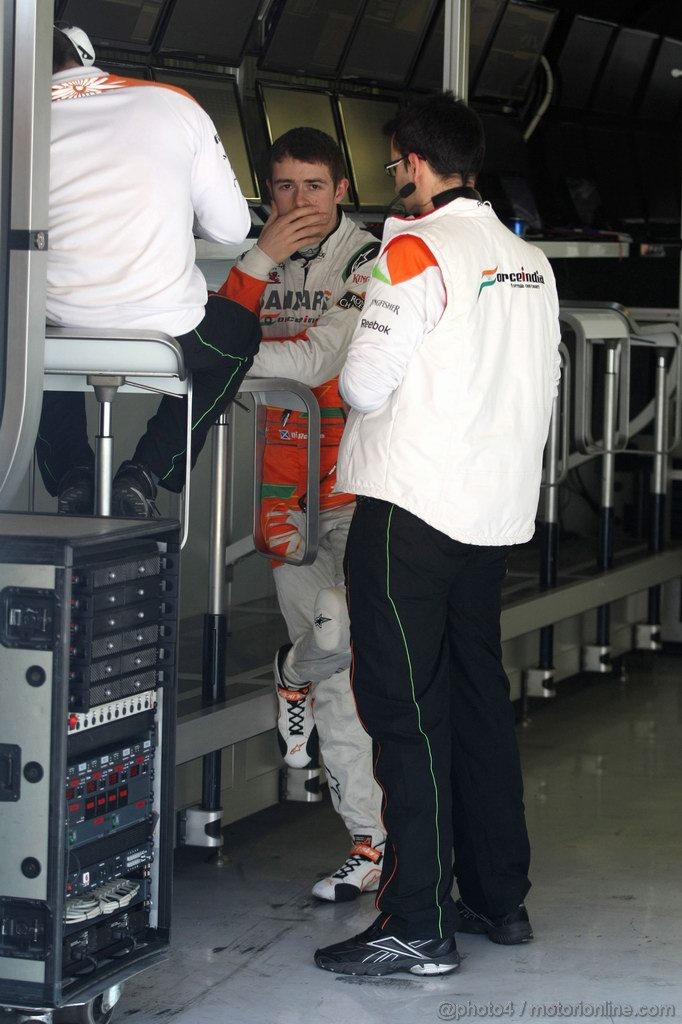 Barcelona Test Marzo 2012, 01.04.2012
Paul di Resta (GBR), Sahara Force India Formula One Team