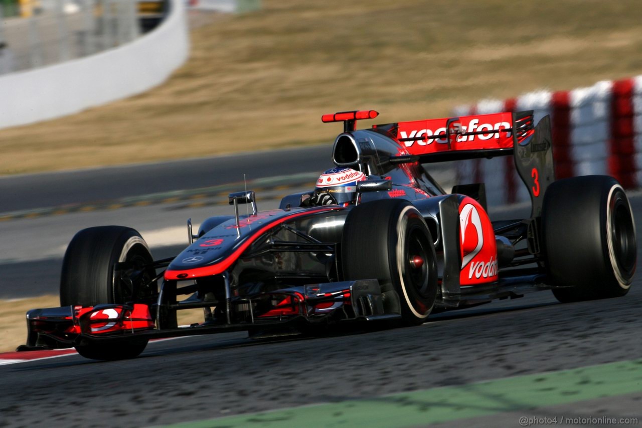 Barcelona Test Marzo 2012, 01.03.2012
Jenson Button (GBR), McLaren Mercedes