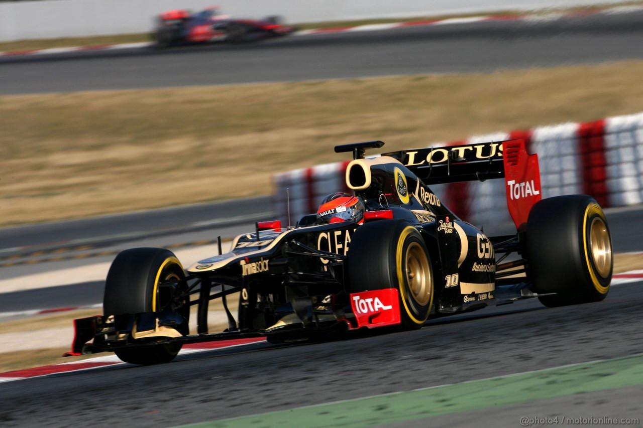 Barcelona Test Marzo 2012, 01.03.2012
Romain Grosjean (FRA), Lotus F1 Team