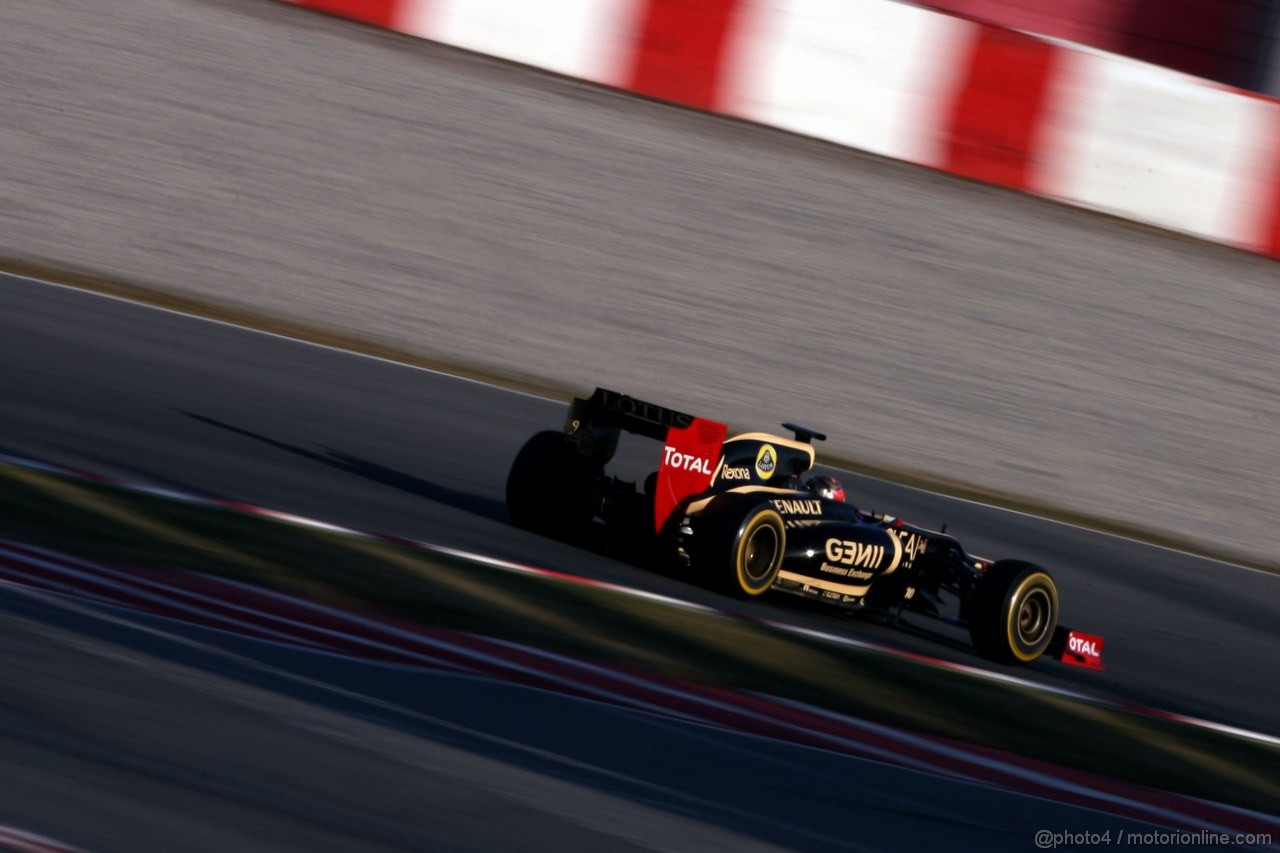 Barcelona Test Marzo 2012, 01.03.2012
Romain Grosjean (FRA), Lotus F1 Team