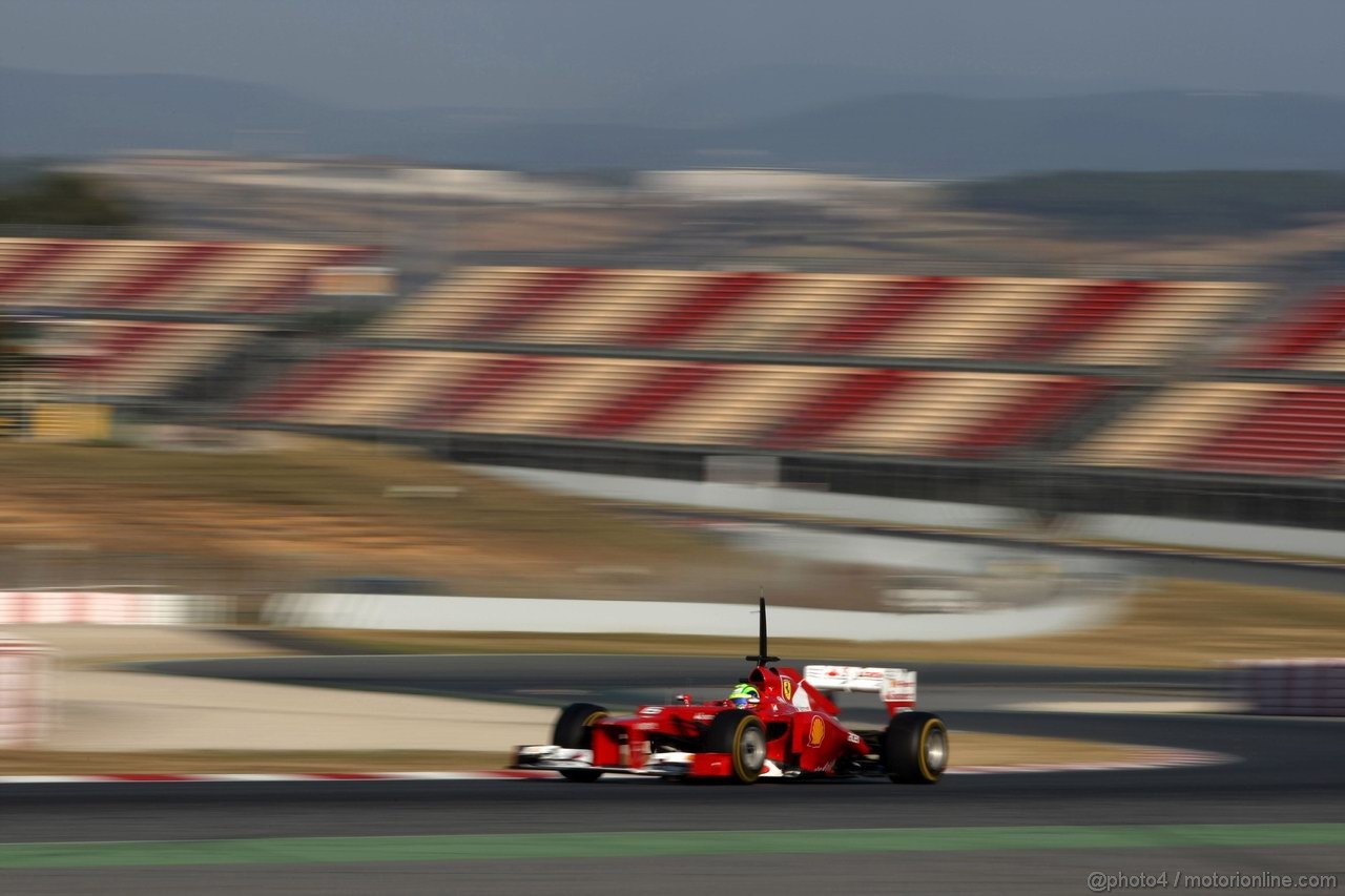 Barcelona Test Marzo 2012, 01.03.2012
Felipe Massa (BRA), Ferrari 