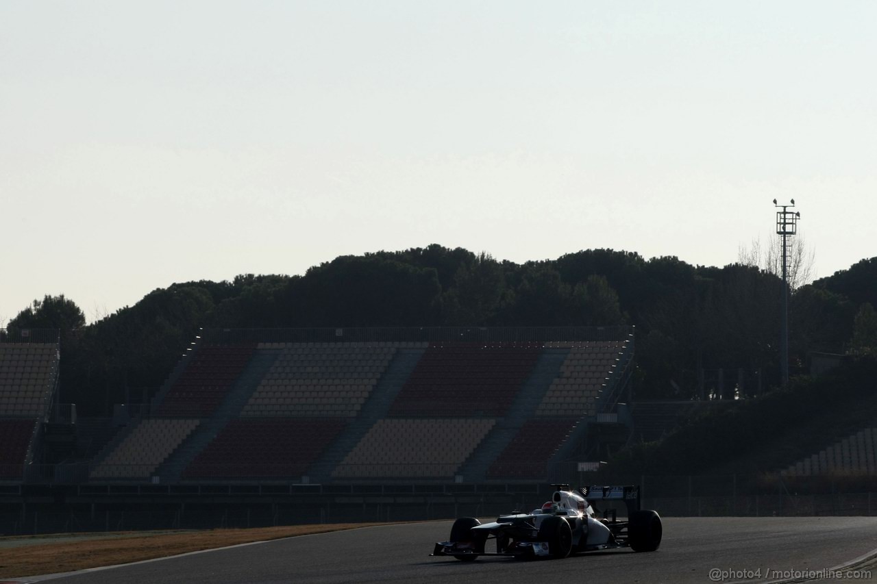 Barcelona Test Marzo 2012, 01.03.2012
Sergio Perez (MEX), Sauber F1 Team