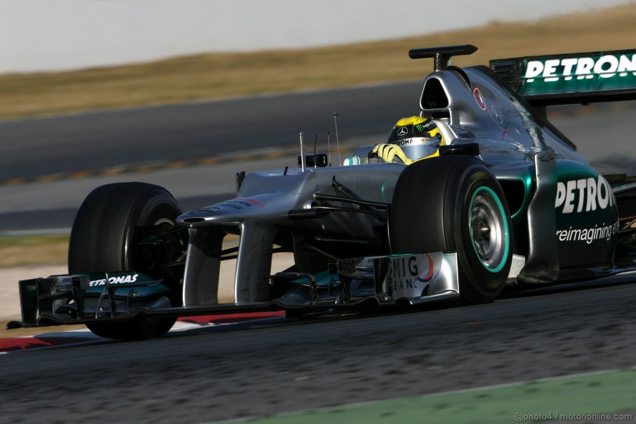 Barcelona Test Marzo 2012, 01.03.2012
Nico Rosberg (GER), Mercedes GP