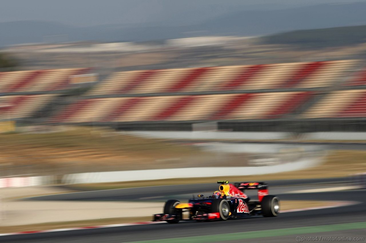 Barcelona Test Marzo 2012, 01.03.2012
Mark Webber (AUS), Red Bull Racing